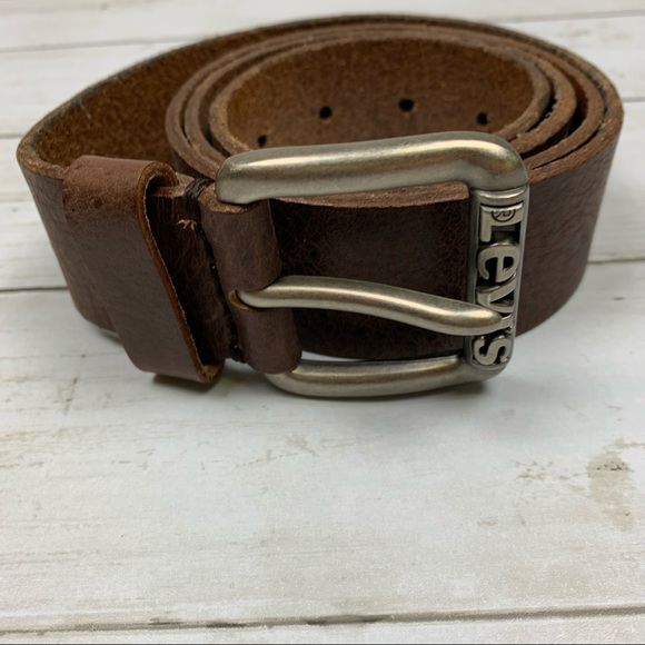 Levi's Brown Genuine Leather Soft Belt - Picture 4 of 16